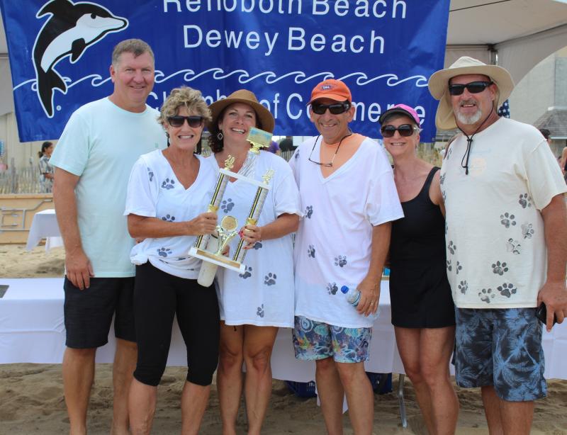 Picture are (l-r) Steve Montgomery, RBDBCC chairman of the board, Kathy Nichols, Tracy Hopkins, Rich Feinberg, Sue Feinberg and Bob Hopkins. SUBMITTED PHOTO